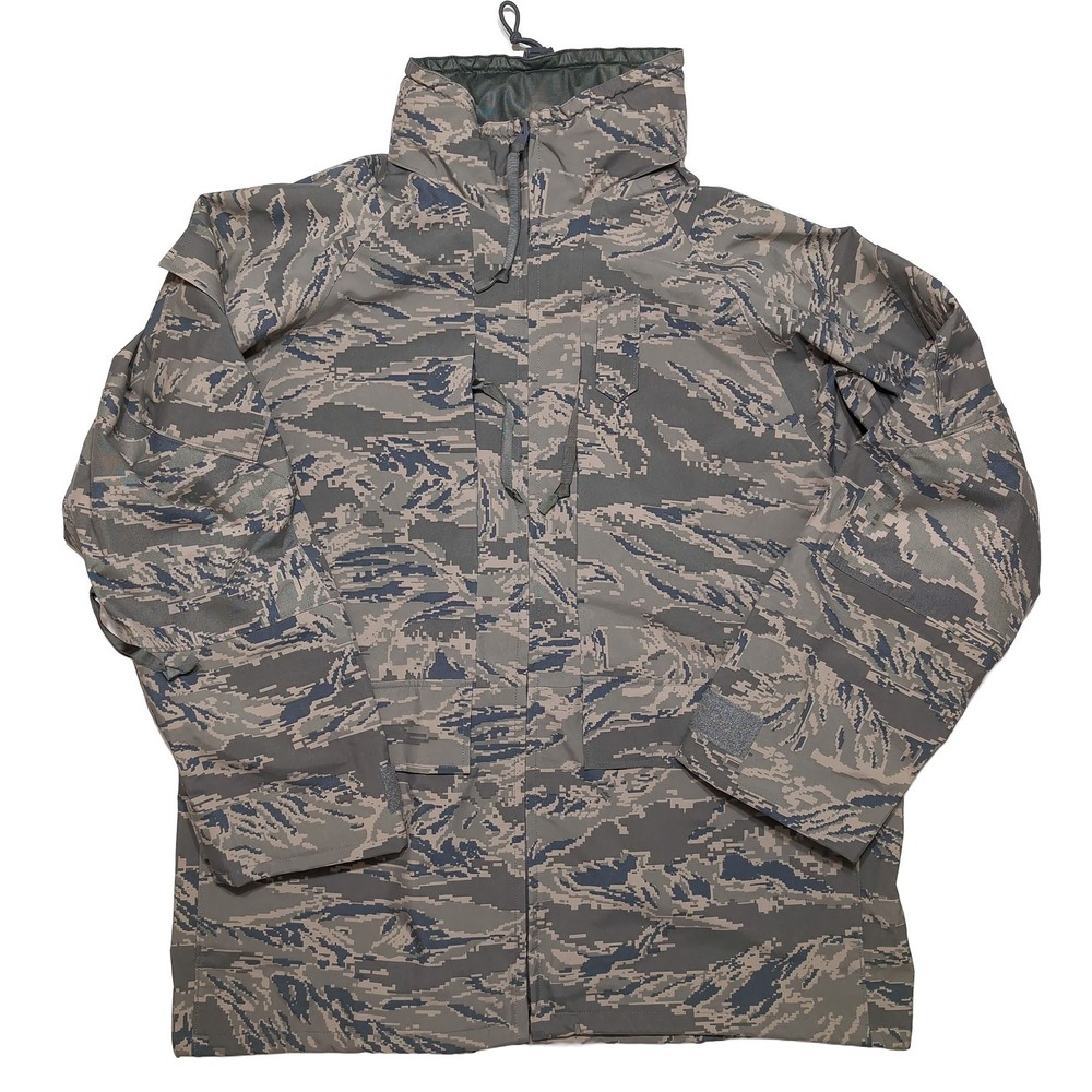 US Military Parka Men Large Long Camo Jacket APECS Gore Tex 8415-01-547-3544